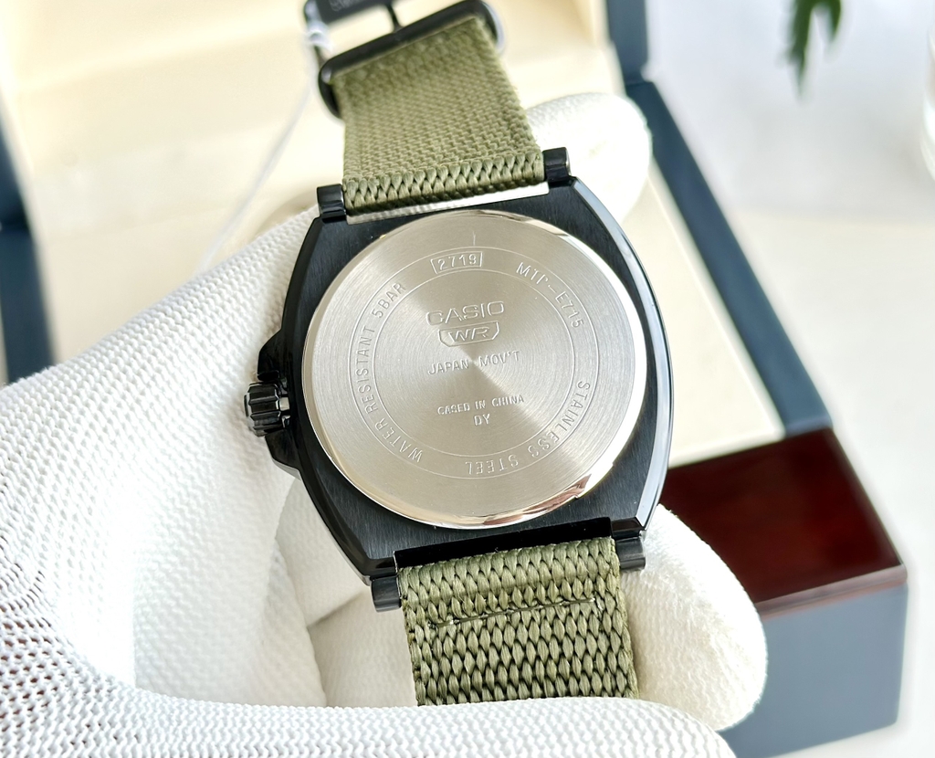 Casio MTP-E715C-3AVDF - Đồng hồ nam - Pin / Quartz - Kính khoáng - Size mặt 43.5mm - Bảo Hành 5 Năm - Chính Hãng