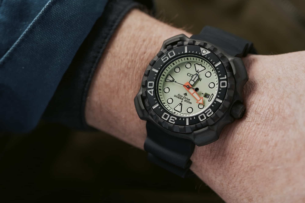 BN0227-17X - ECO-DRIVE PROMASTER MARINE SUPER TITANIUM DIVER WATCH - Case: 46.5mm