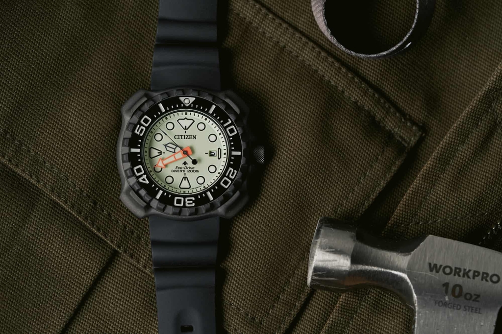 BN0227-17X - ECO-DRIVE PROMASTER MARINE SUPER TITANIUM DIVER WATCH - Case: 46.5mm