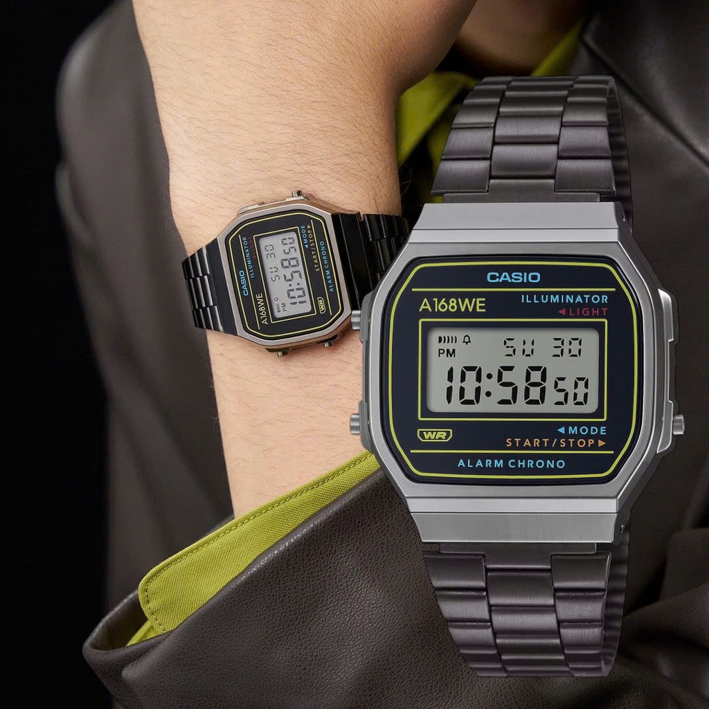 Đồng Hồ Casio - Unisex A168WEHB-1ADF