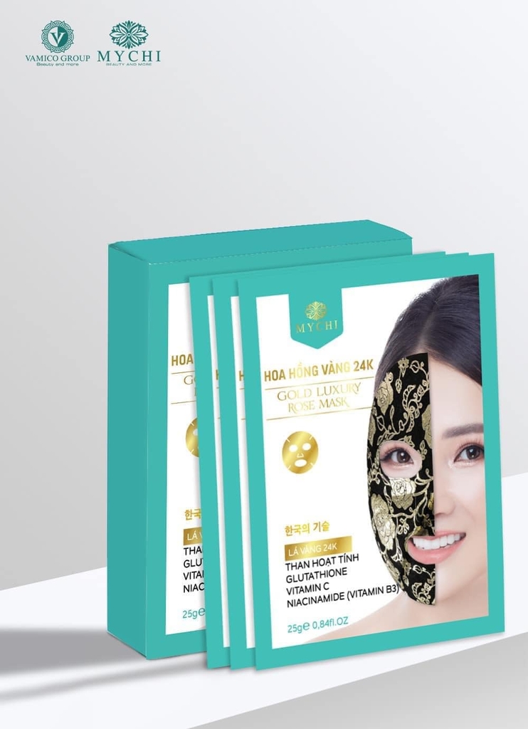 Mặt nạ Gold Luxury Rose Mask Mychi