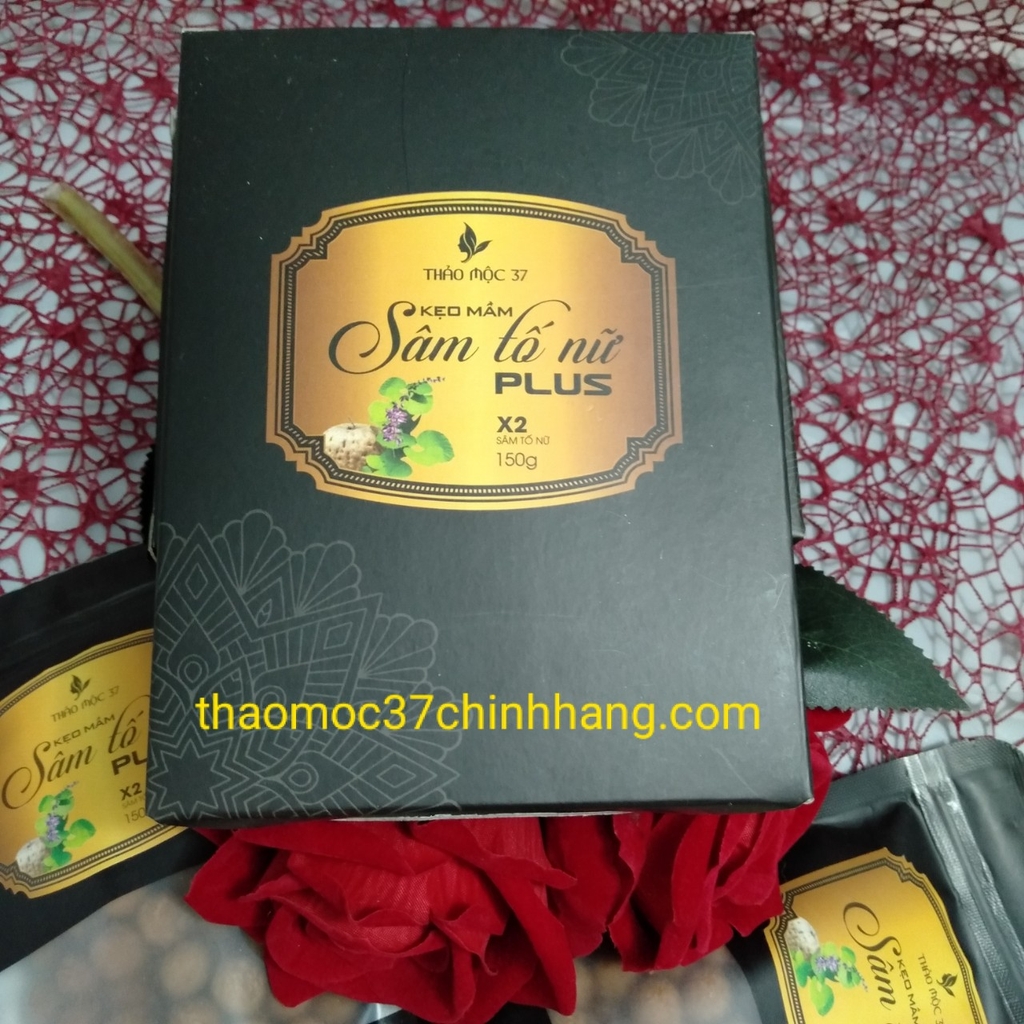 2 HỘP KẸO MẦM SÂM TỐ NỮ THẢO MỘC 37 CHÍNH HÃNG