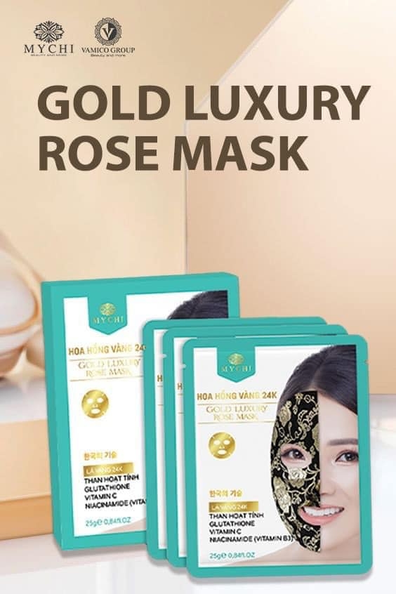 Mặt nạ Gold Luxury Rose Mask Mychi