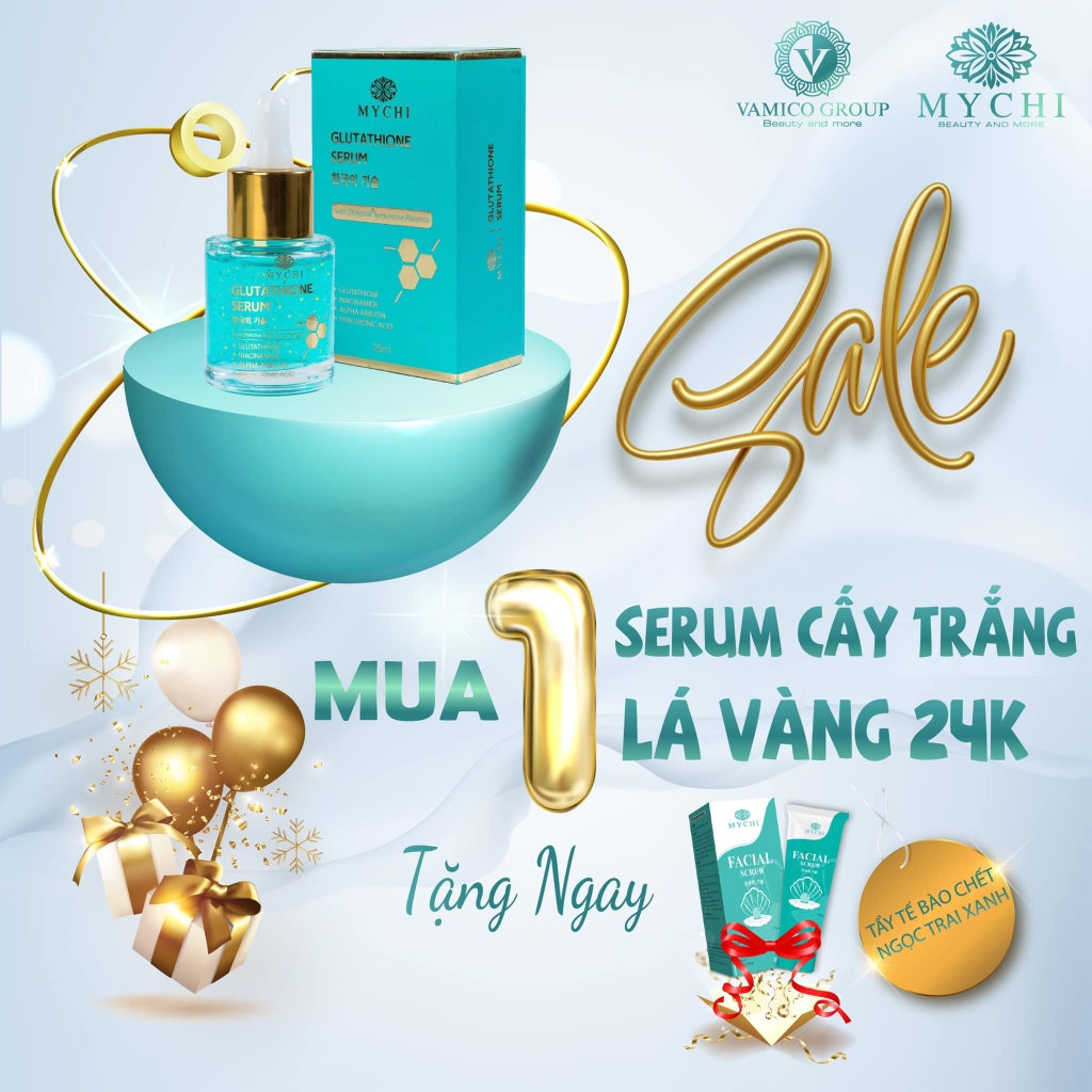 Serum cấy trắng Glutathione Mychi