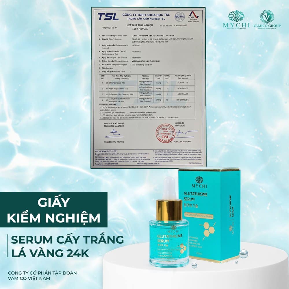 Serum cấy trắng Glutathione Mychi