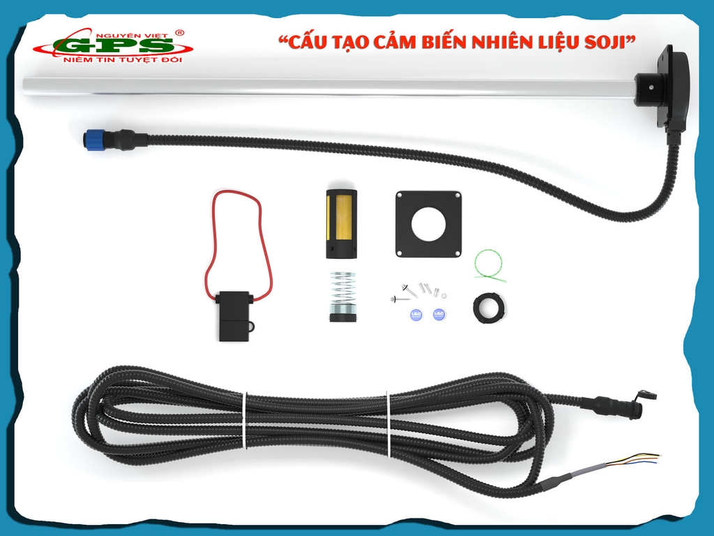 Cảm biến xăng dầu Ligo SP-RS232 thương hiệu Soji (Cảm biến nhiên liệu ligo đo xăng dầu)