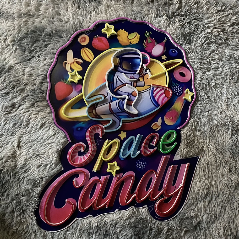 Tranh Led Neon Theo Yêu Cầu Mẫu 19