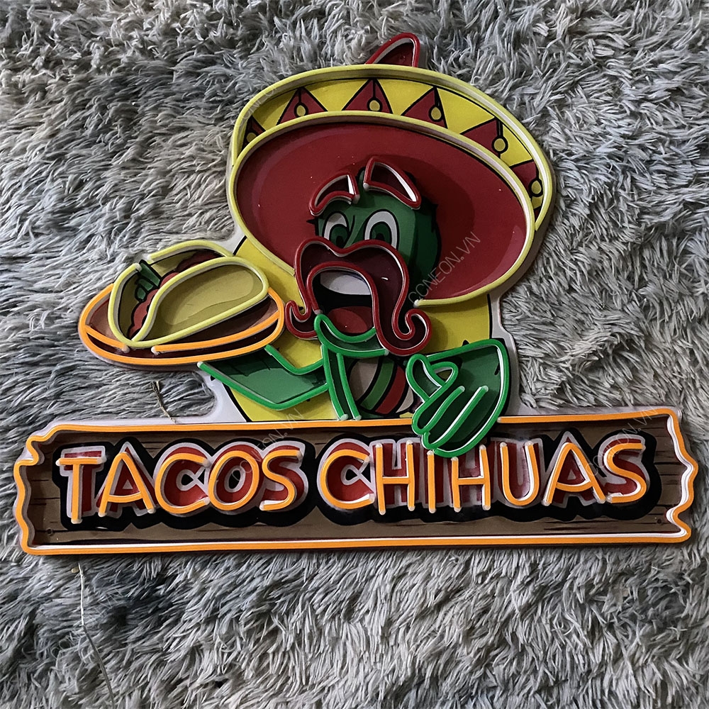 Tranh Led Neon Theo Yêu Cầu Mẫu 18