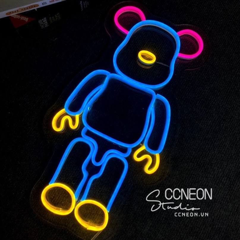 Đèn Trang Trí Led Neon Bear Brick