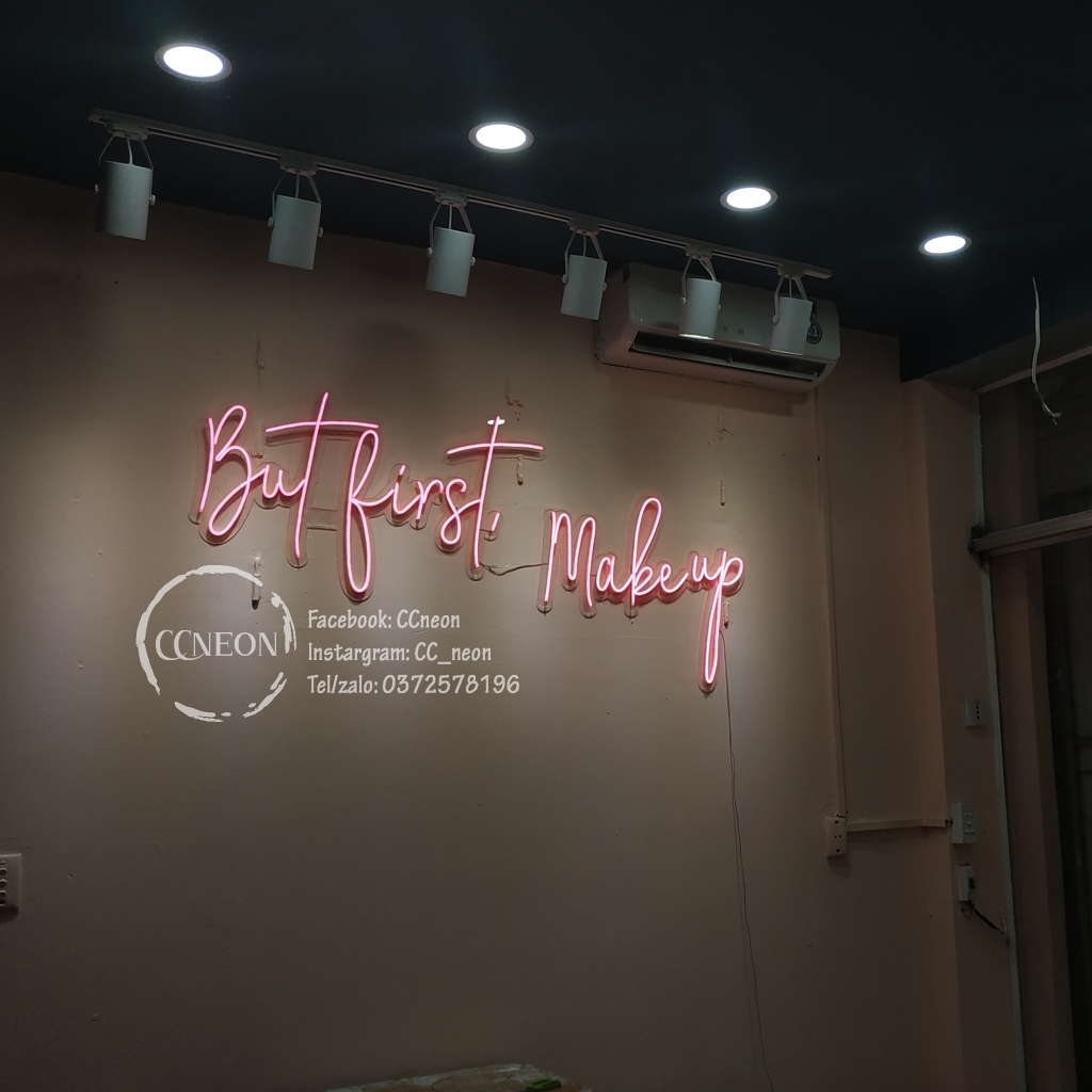 Đèn Led Neon But First makeup
