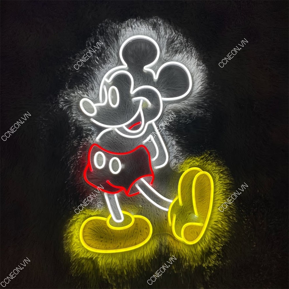 Đèn Trang Trí Led Neon Chuột Mickey