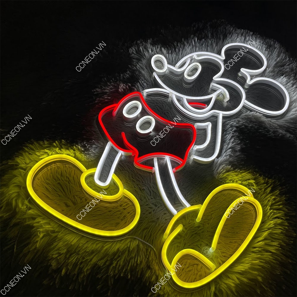 Đèn Trang Trí Led Neon Chuột Mickey
