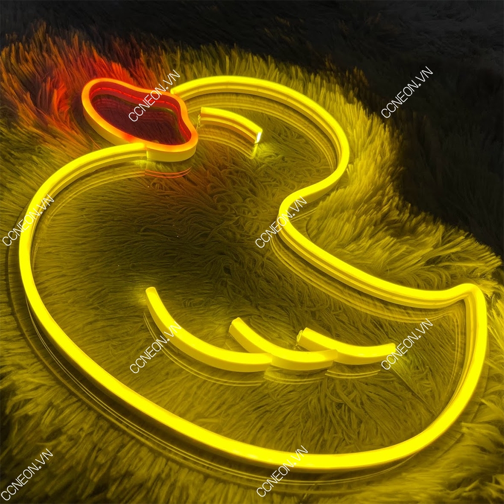 Đèn Led Neon Sign Hình Con Vịt - Duck neon sign [ Kích thước 32 x 29 cm ]