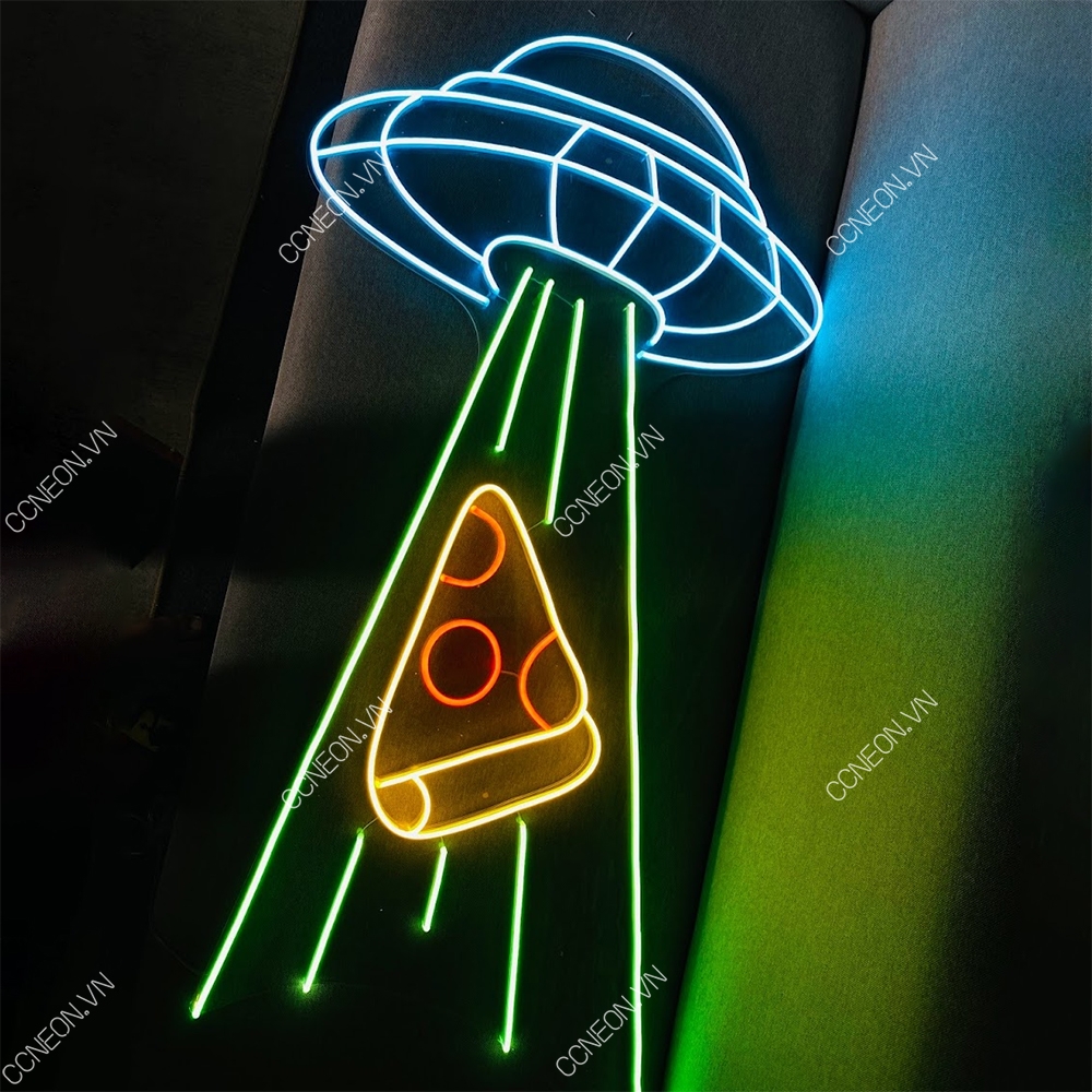 Đèn Trang Trí Led Neon Pizza Mẫu 2