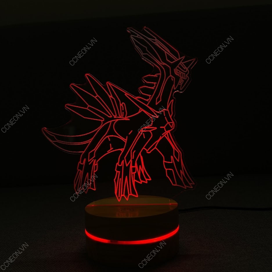 Đèn Led 3D để bàn DIALGA V1 - Đèn Led 3D để bàn Pokemon