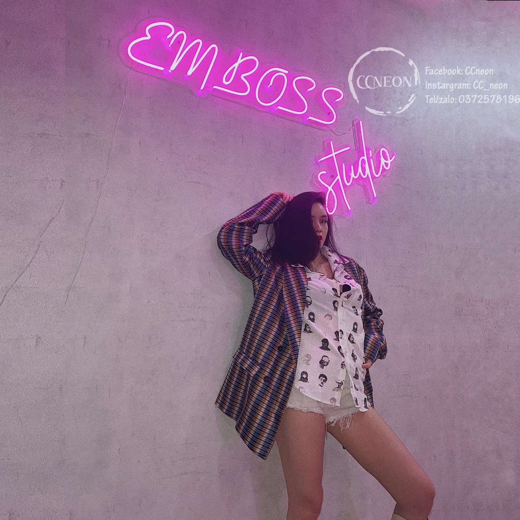 Đèn Led Neon Emboss Studio