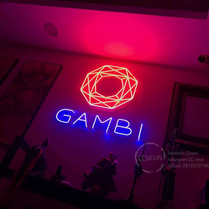 Đèn Led Neon Sign GAMBI