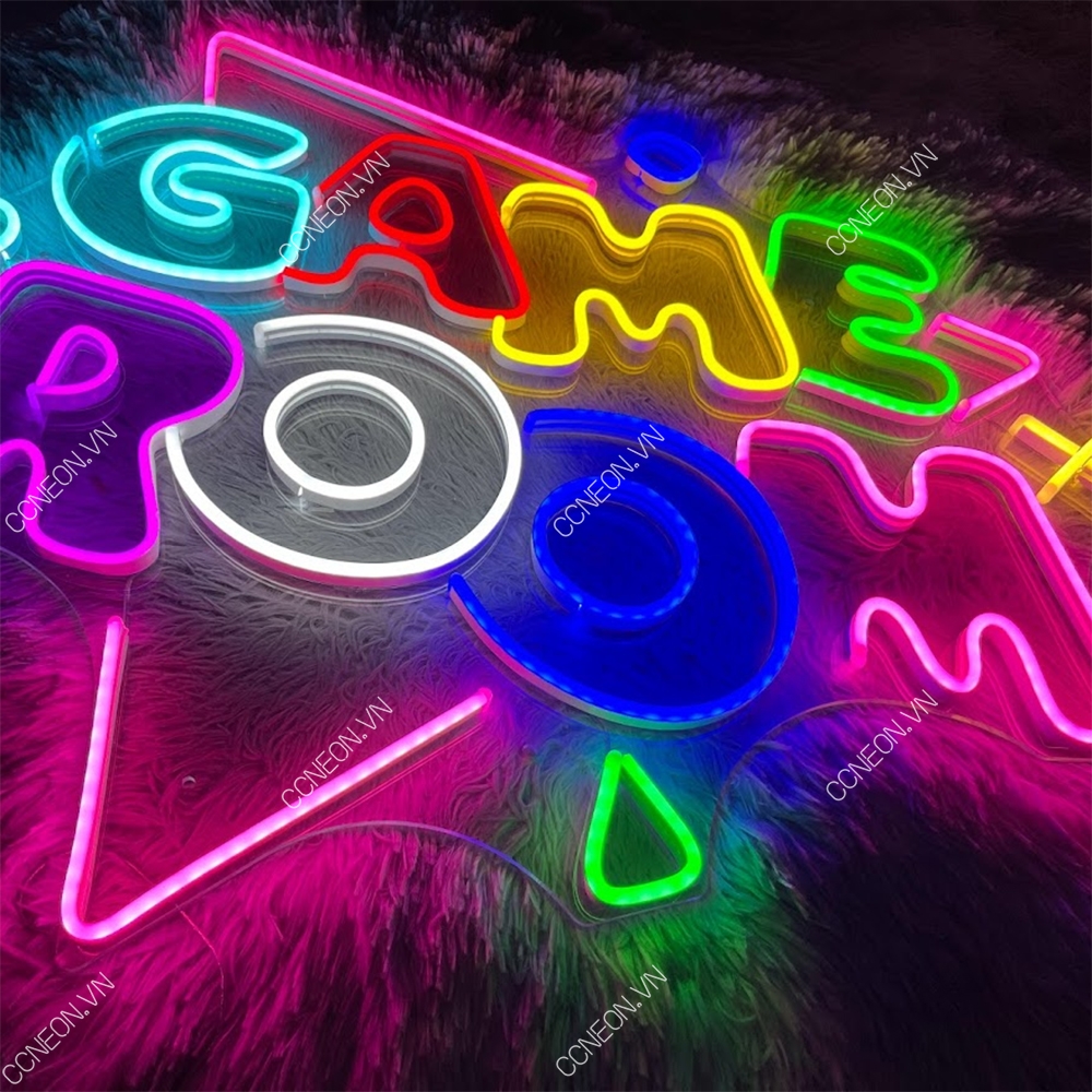 Đèn Led Neon Trang Trí Góc Chơi Game - GAME ROOM neon sign