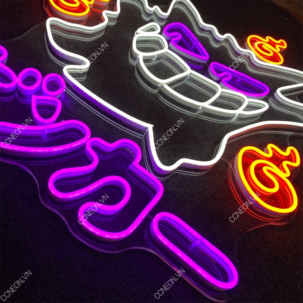 Đèn Trang Trí Led Neon Gengar - Đèn Led Neon Pokemon