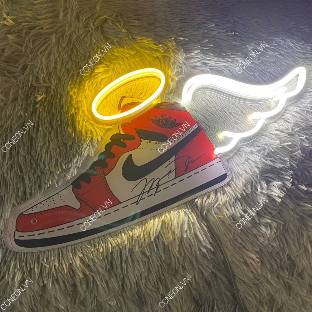Đèn Trang Trí Led Neon Sneaker Giày Thiên Thần