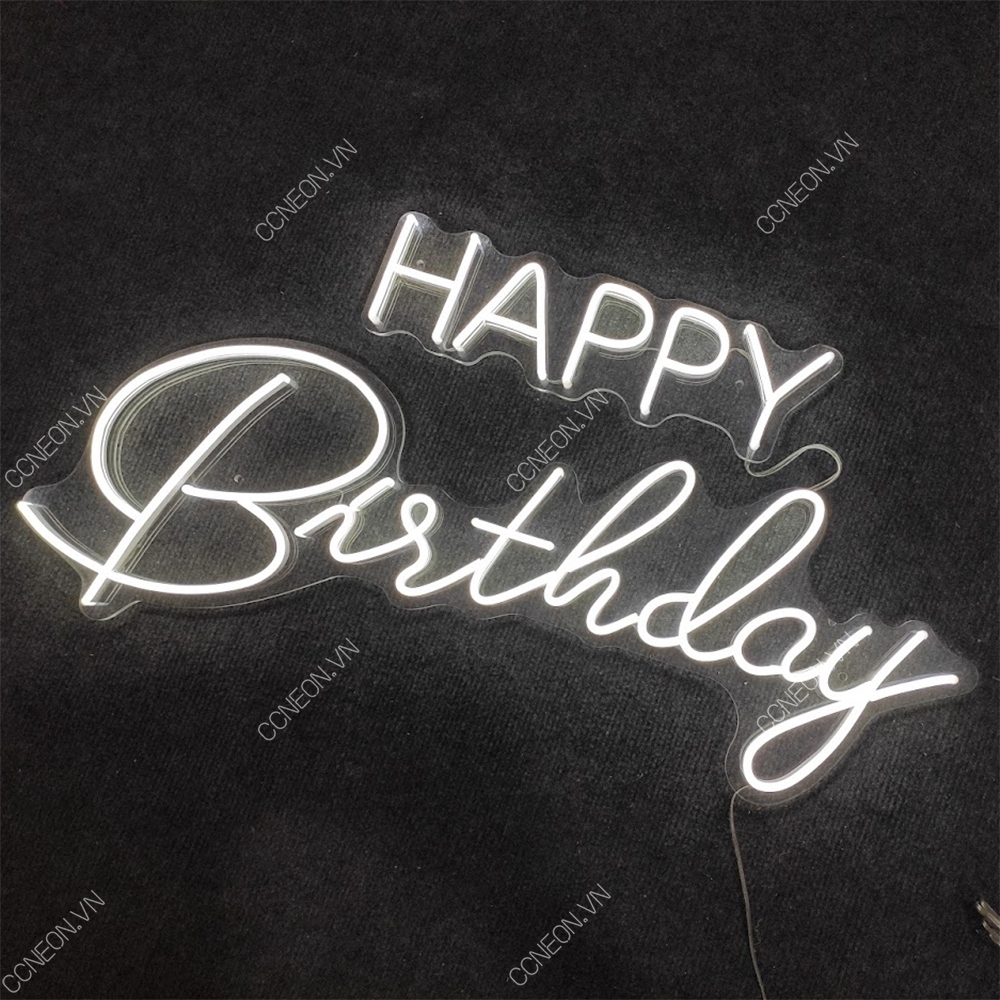 Đèn Trang Trí Led Neon Happy Birthday Neon