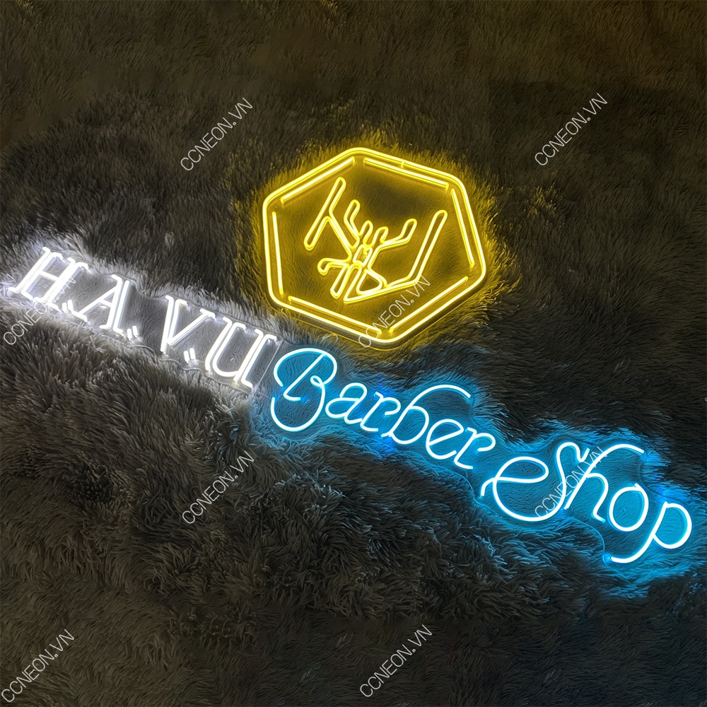 Đèn Trang Trí Led Neon HaVu Babershop