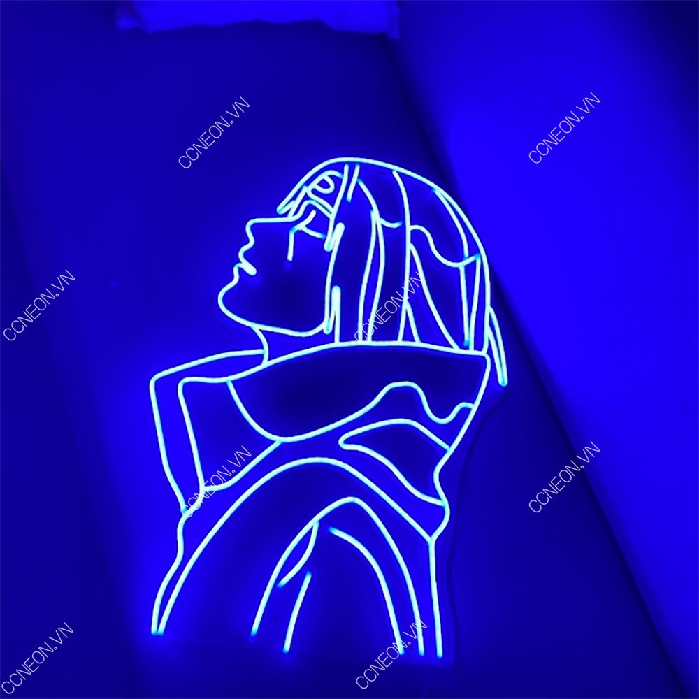 Đèn Trang Trí Led Neon Sign Itachi Xanh Dương - Naruto Led Neon Signs Mẫu 1