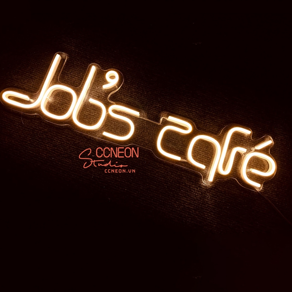 Đèn Led Neon Sign Jobs cafe