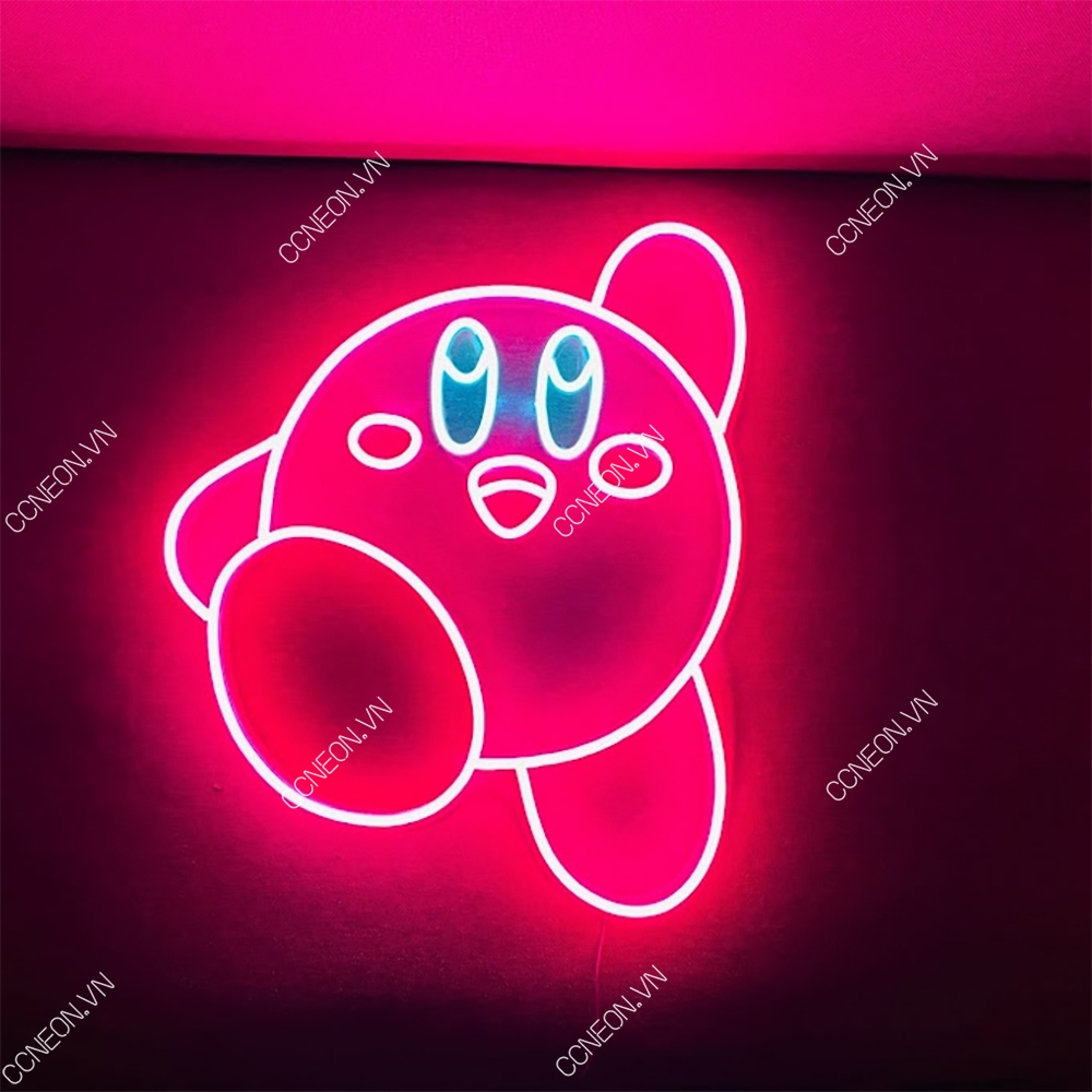 Đèn Trang Trí Led Neon Kirby - Đèn Led Neon Pokemon
