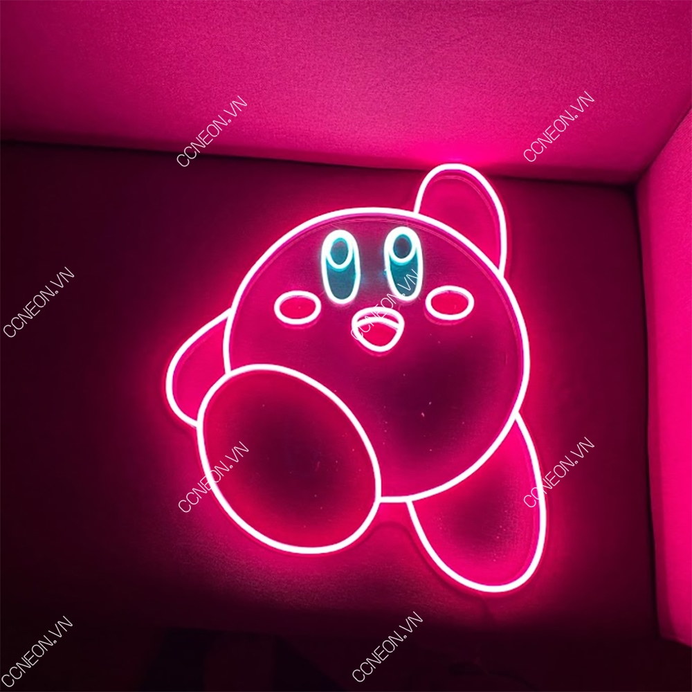 Đèn Trang Trí Led Neon Kirby - Đèn Led Neon Pokemon