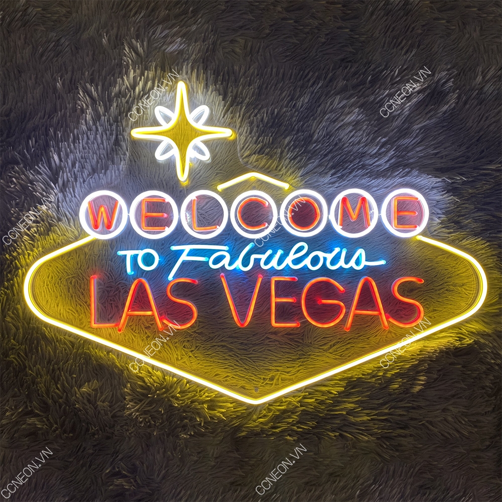 Đèn Trang Trí Led Neon LAS VEGAS - Đèn Led Neon Cho Tiệm Cafe