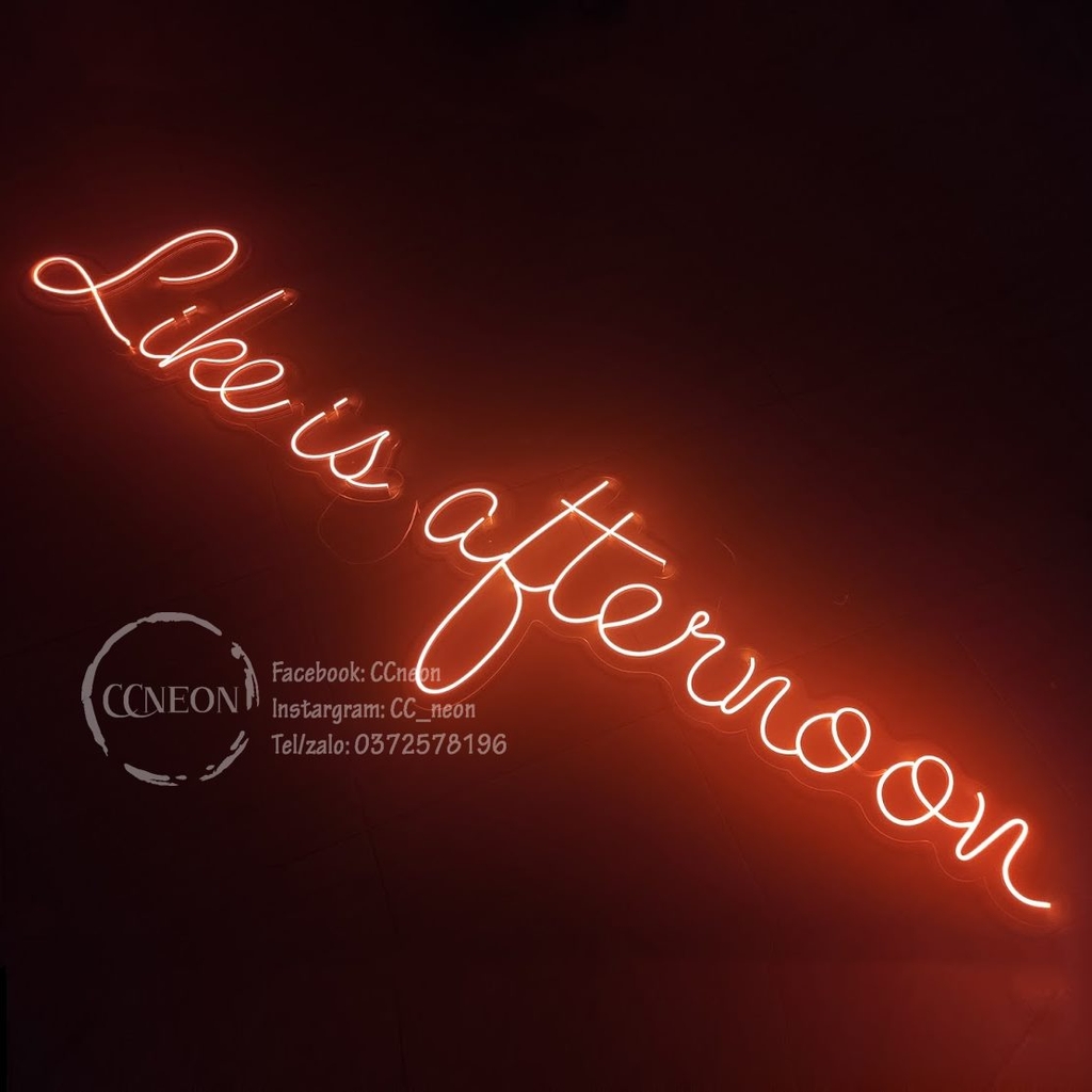 Đèn Led Neon like is afternoon