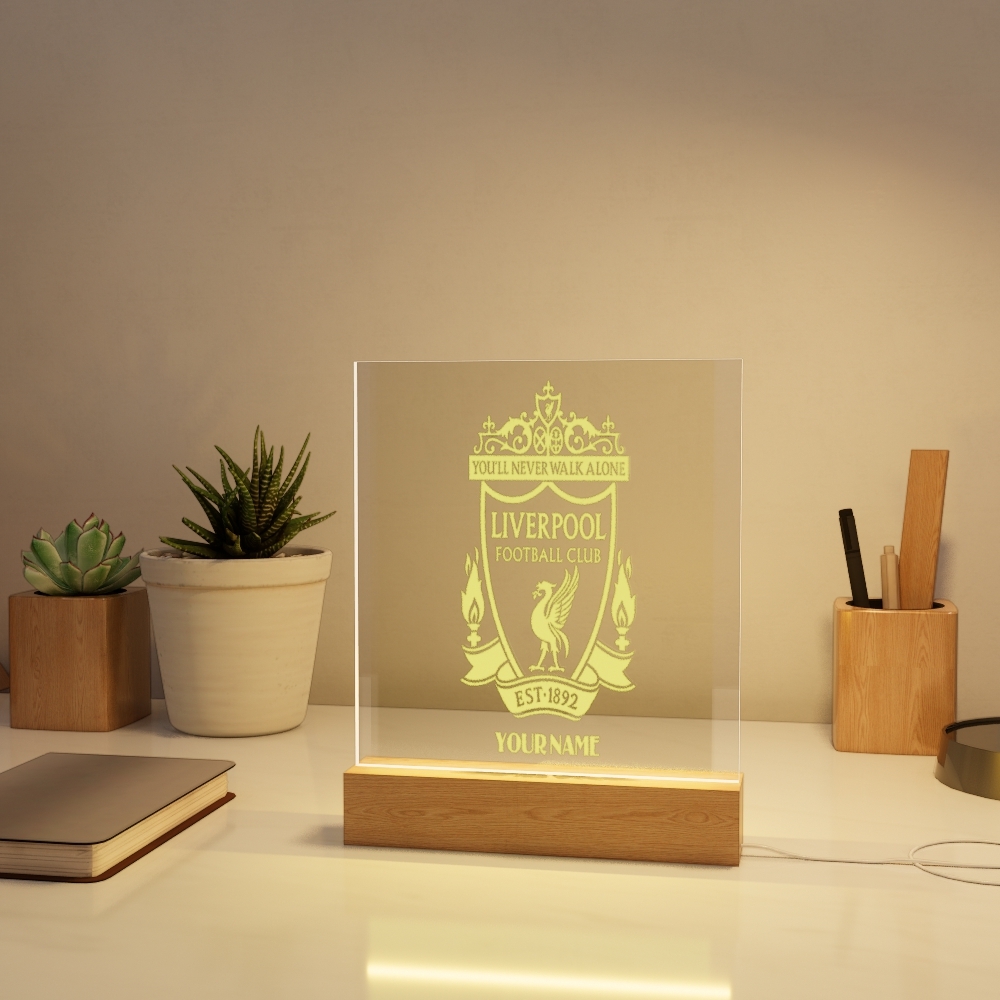 Đèn Led 3D Khắc Hình Theo Yêu Cầu -  Đèn Led 7 Màu, Đèn Ngủ Led 3d CLB Bóng Đá