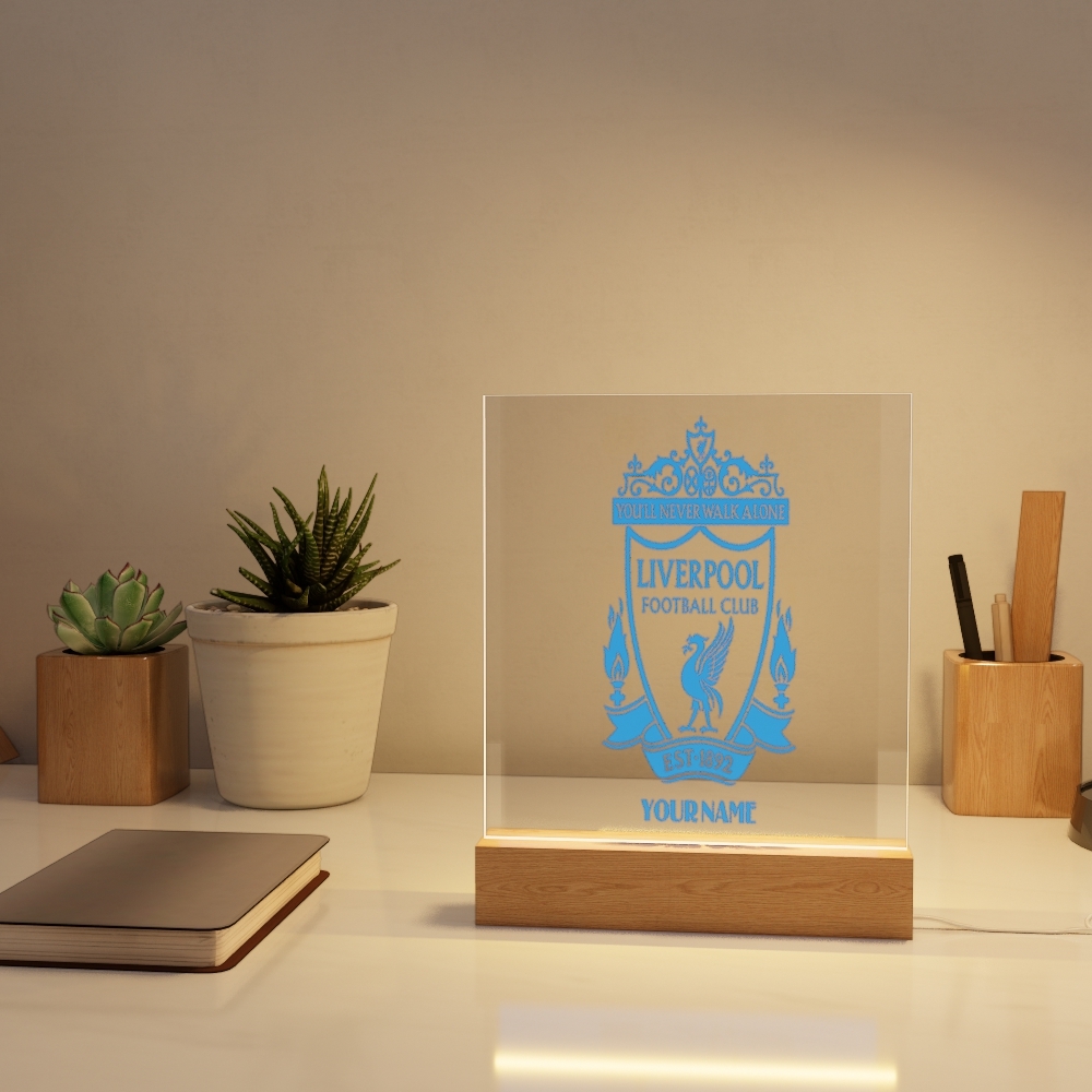 Đèn Led 3D Khắc Hình Theo Yêu Cầu -  Đèn Led 7 Màu, Đèn Ngủ Led 3d CLB Bóng Đá