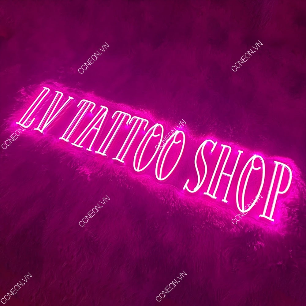 Đèn Trang Trí Led Neon LV TATTOO SHOP