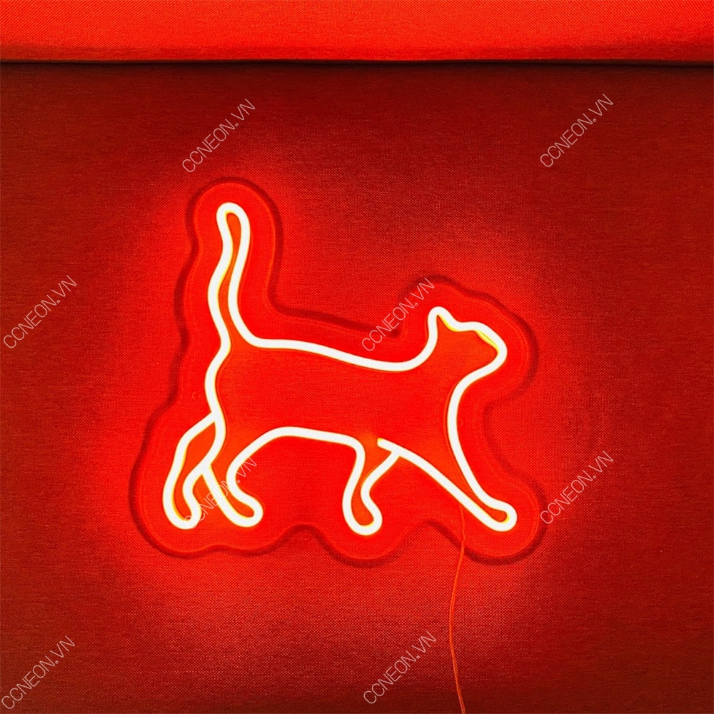 Đèn Trang Trí Led Neon Mèo