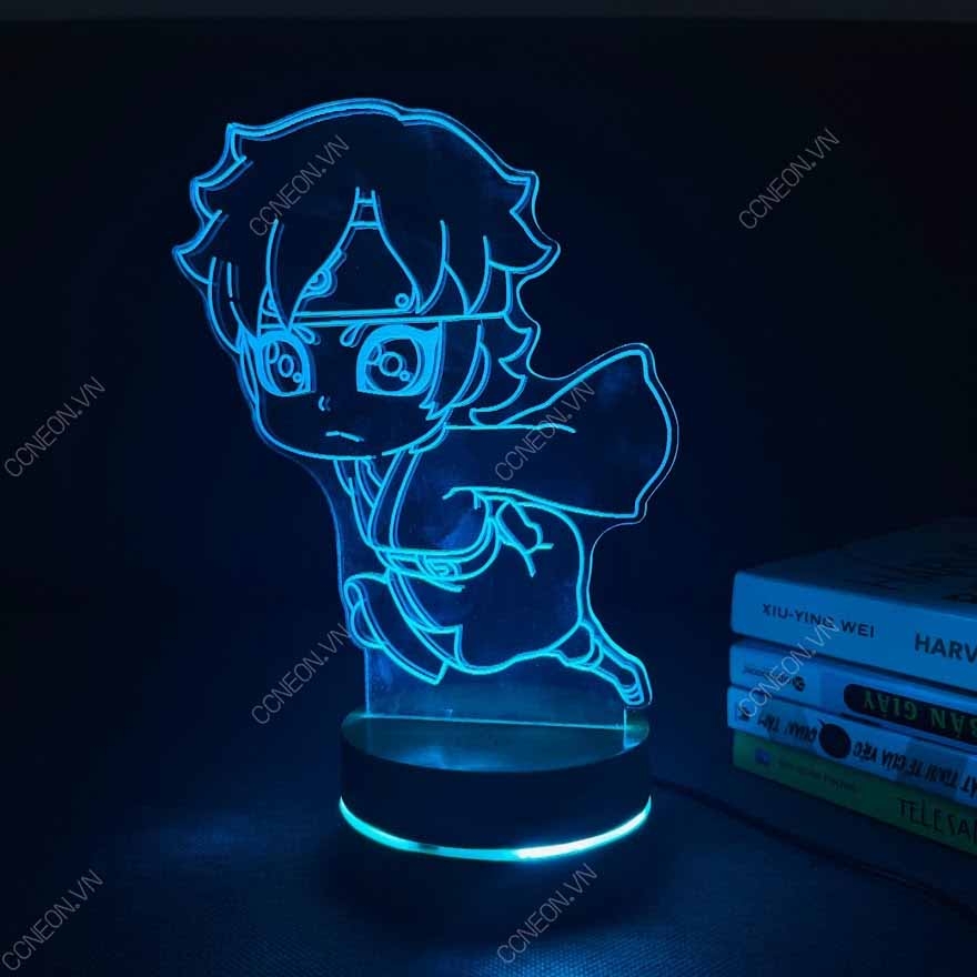 Đèn Led 3D Nhân Vật Mitsuki- Naruto, Đèn Led 16 Màu Hình Nhân Vật Hoạt Hình, Đèn Ngủ Led 3d, Cảm Ứng , Điều Khiển Từ Xa