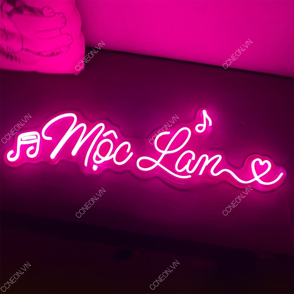 Đèn Trang Trí Led Neon Chữ Mộc Lan