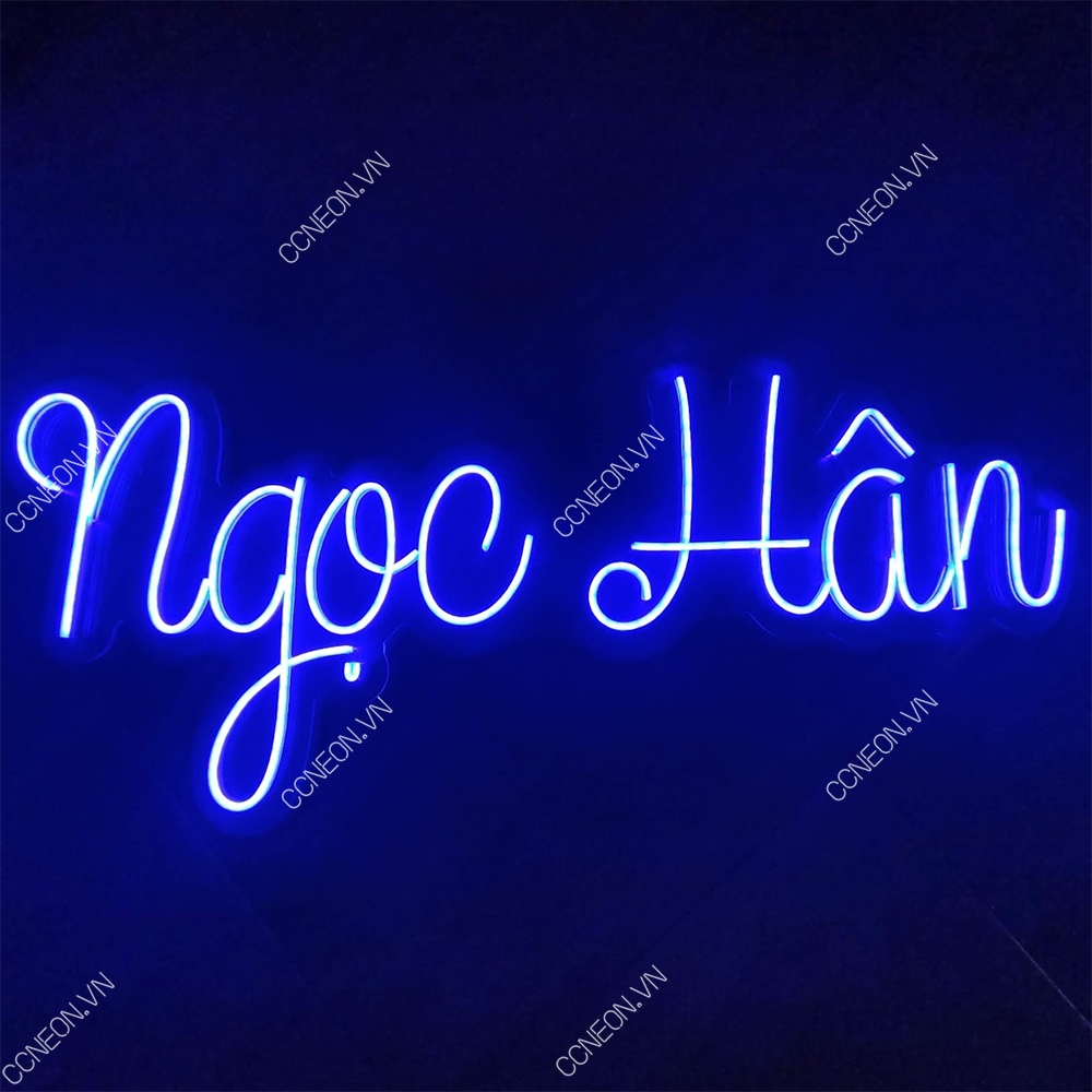 Đèn Trang Trí Led Neon Chữ Ngọc Hân