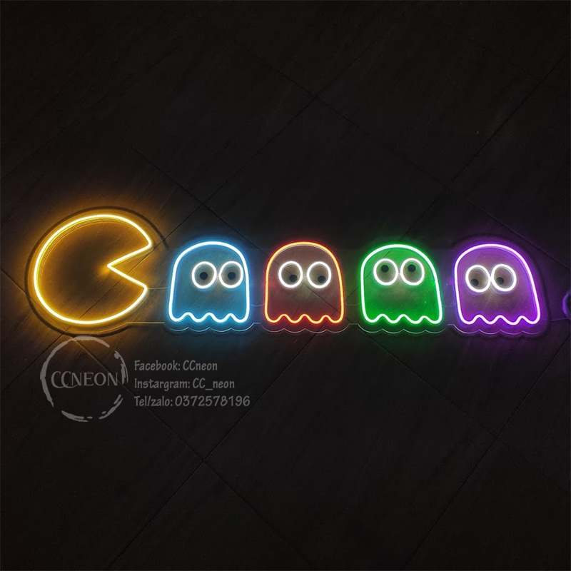 Đèn Led Neon Sign Pacman