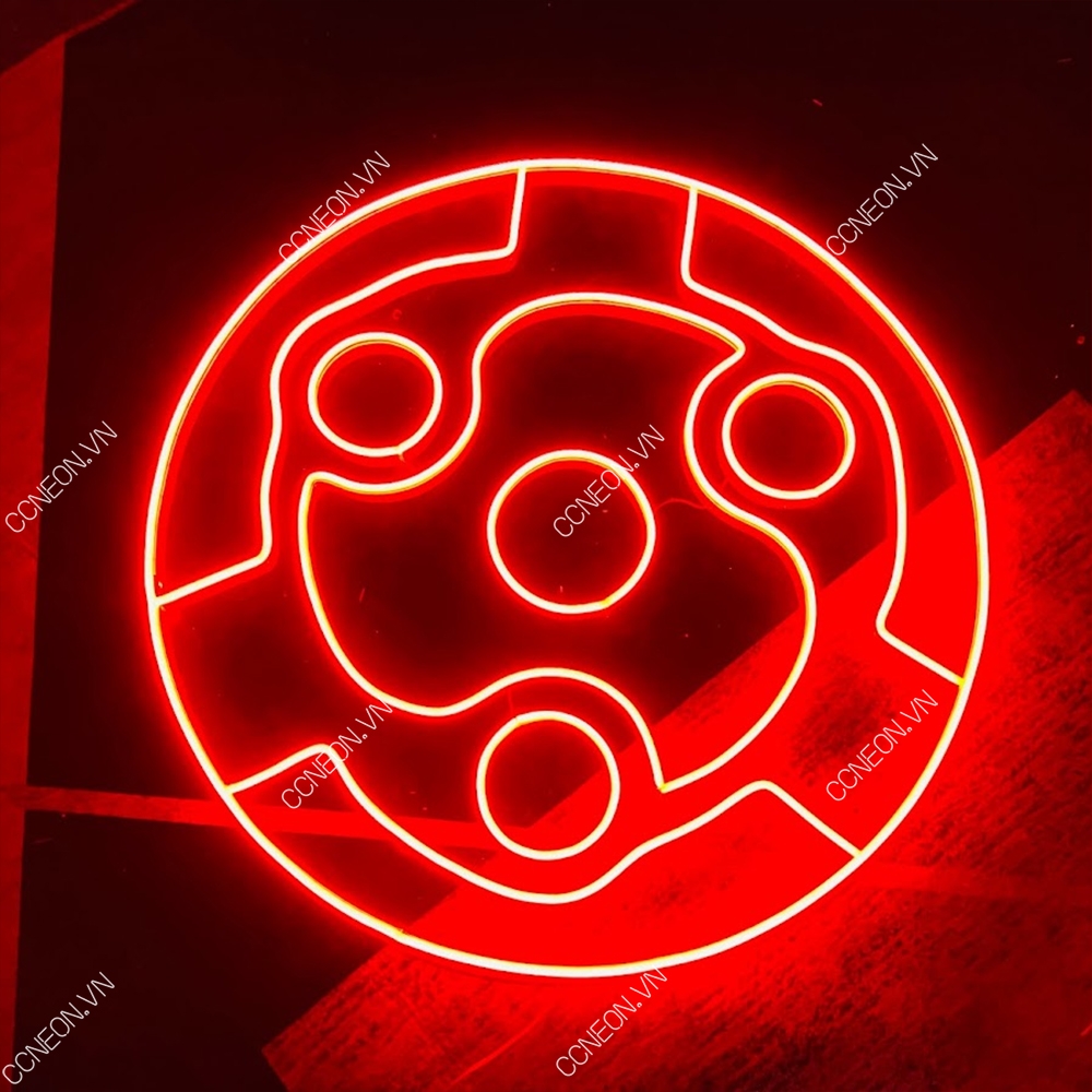 Đèn Trang Trí Led Neon Sign Sharingan Mẫu 3  - Naruto Led Neon Signs