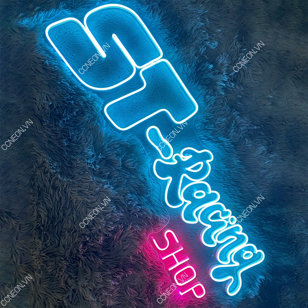 Đèn Trang Trí Led Neon Chữ ST Racing Shop