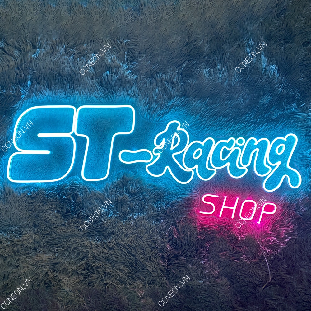 Đèn Trang Trí Led Neon Chữ ST Racing Shop