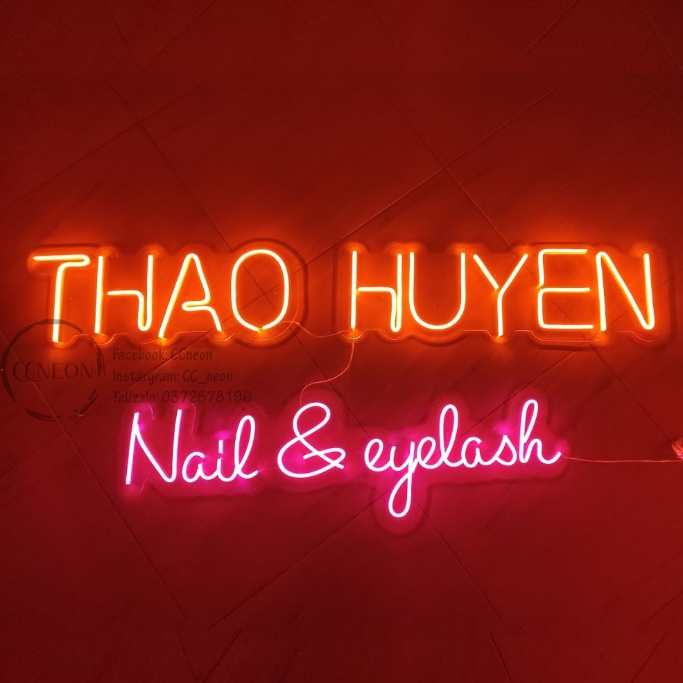 Đèn Led Neon Sign Thảo Huyền Nail & eyelash