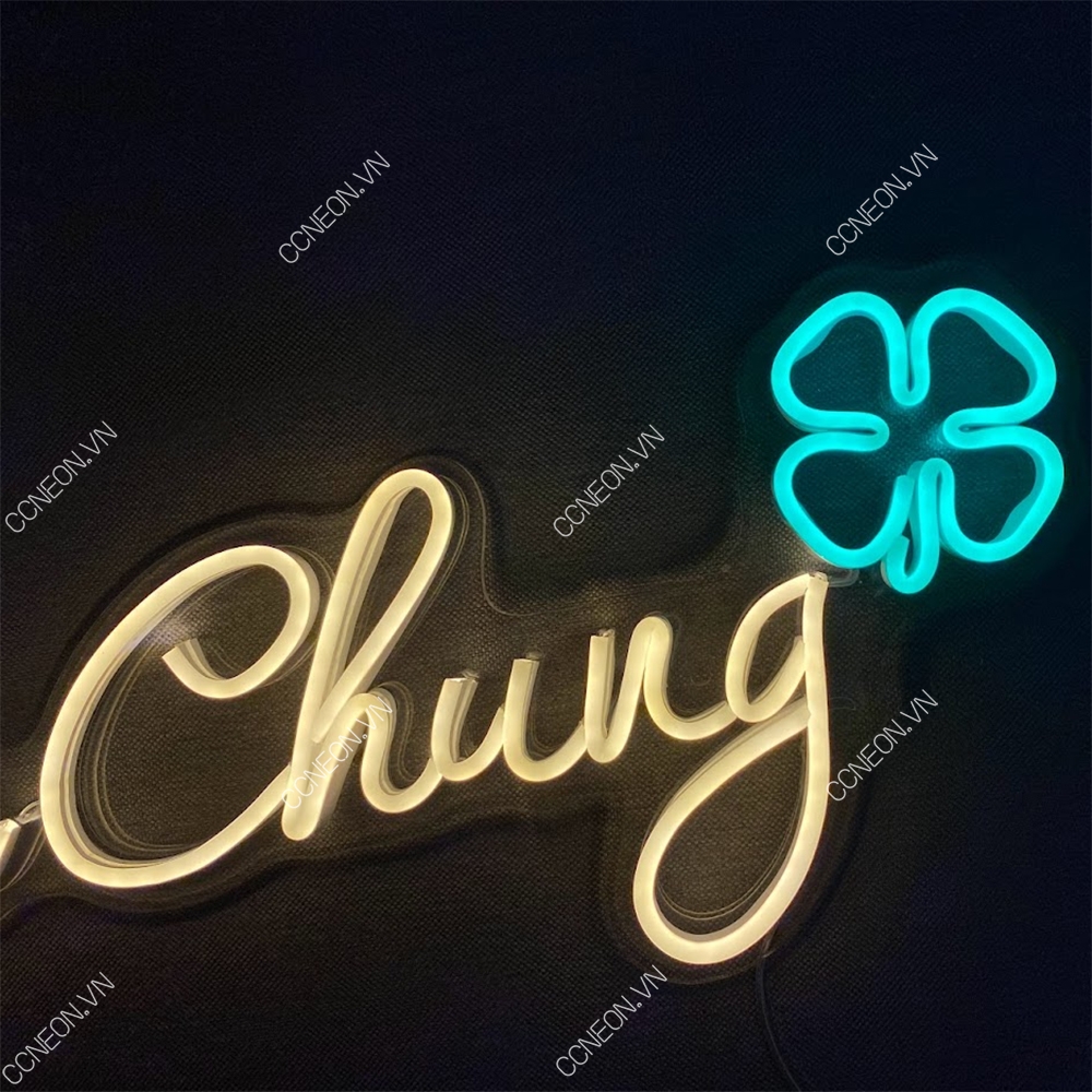 Đèn Trang Trí Led Neon Chữ Thien Chung