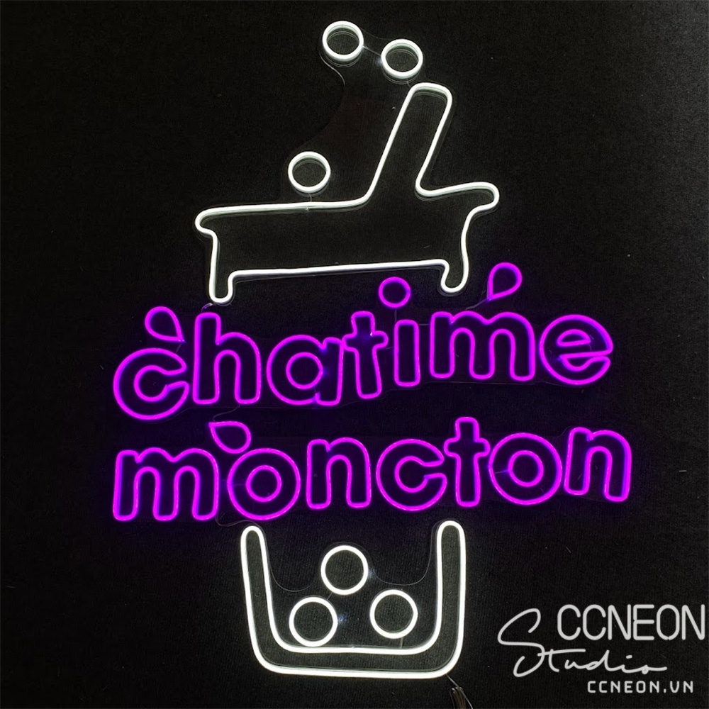 Đèn Trang Trí Led Neon Chatime moncton - Đèn Led Neon Trà Sữa
