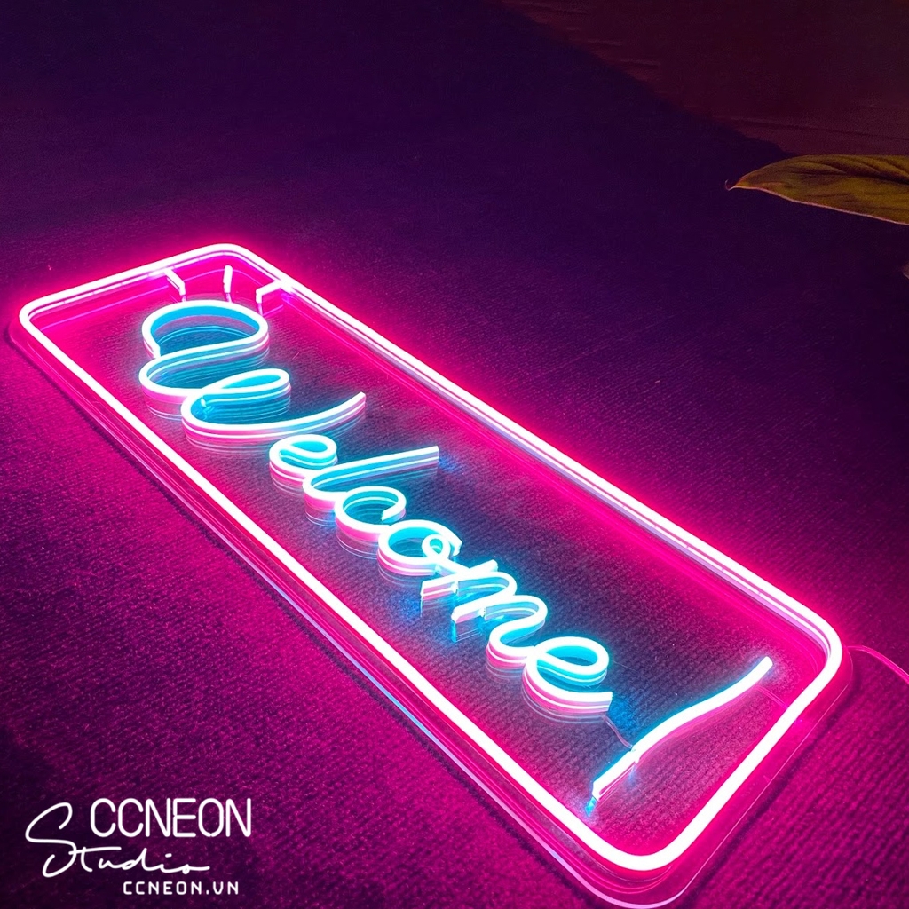 Đèn Trang Trí Led Neon Welcome