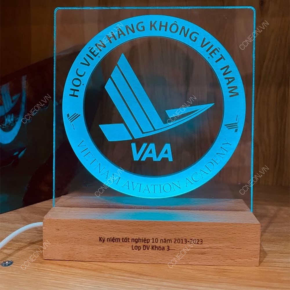 Đèn Led 3D Khắc Hình Theo Yêu Cầu -  Đèn Led 7 Màu, Đèn Ngủ Led 3d