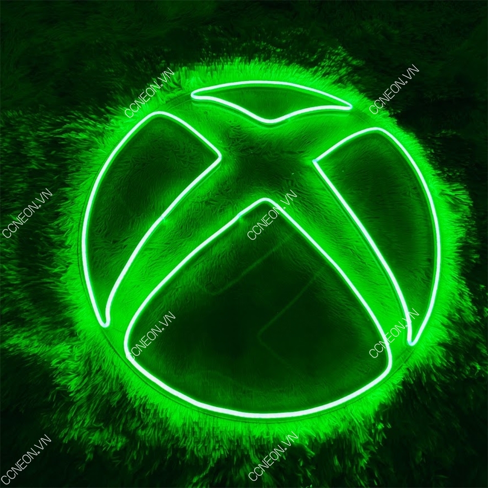Đèn Led Neon Trang Trí Góc Chơi Game - Xbox logo Neon Sign