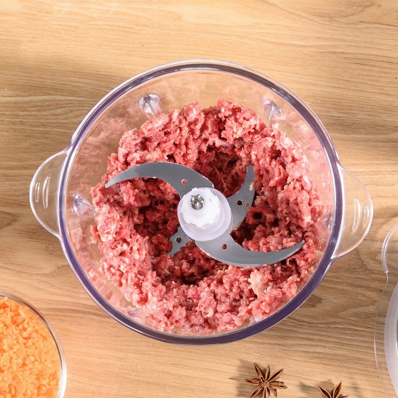 Máy xay thịt Lock&Lock EJM171 2 lít - Hàng chính hãng, 4 lưỡi dao, cối thủy tinh cao cấp, 2 cấp độ xay - JoyMall